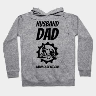 Husband Dad Lawn Care Legend Hoodie